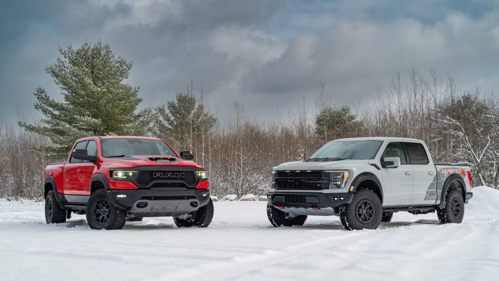 Ford F-150 Raptor R & Ram 1500 TRX